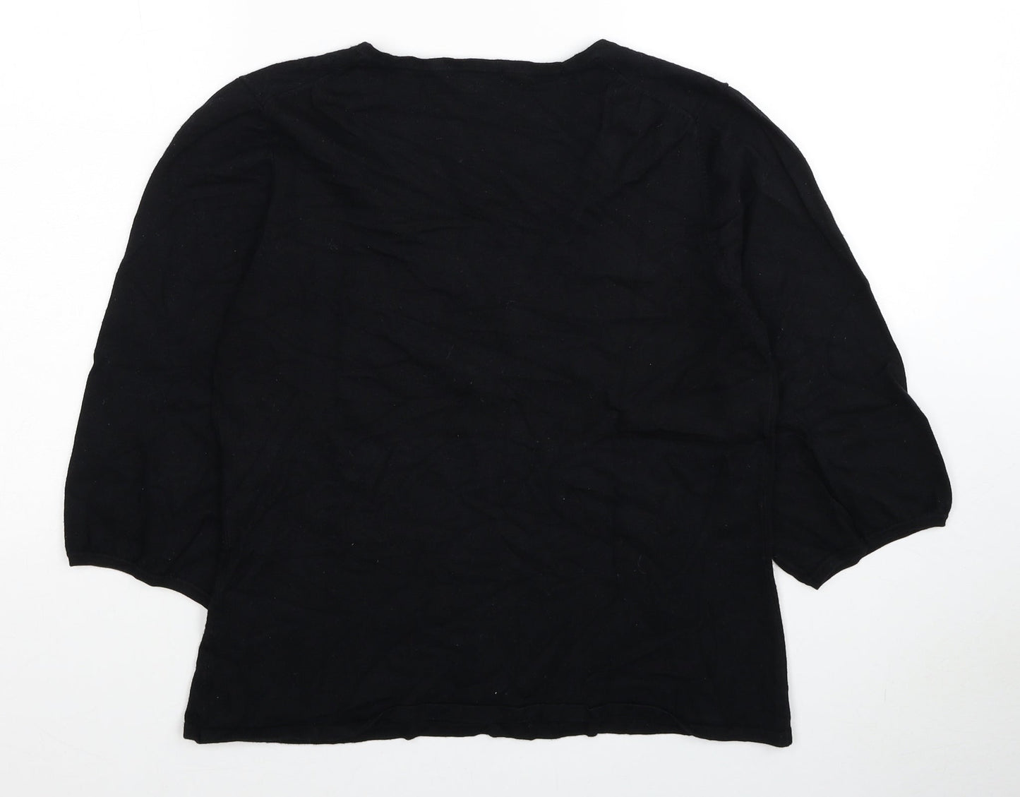 Womens UK Size 12 Monsoon Black Pullover Jumper