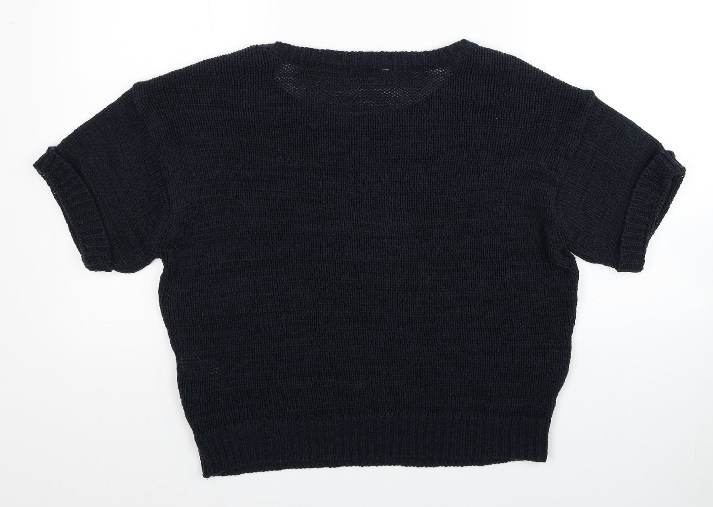 Womens UK Size 12 BHS Black Pullover Jumper