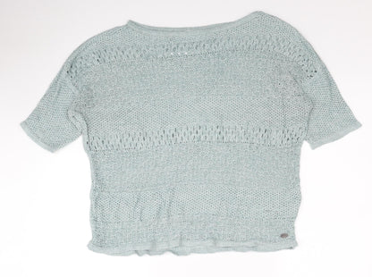 Womens UK Size L EDC Blue Pullover Jumper