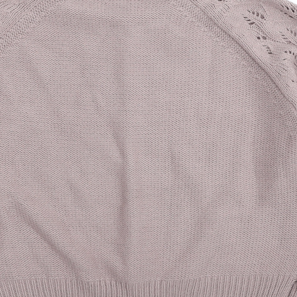 Womens UK Size M Oasis Pink Pullover Jumper