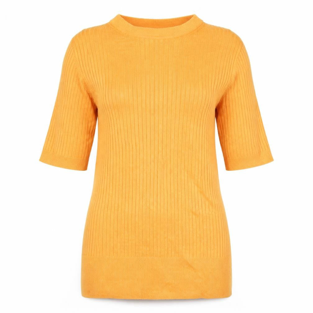 Womens UK Size 8 Marks and Spencer Orange Pullover Jumper