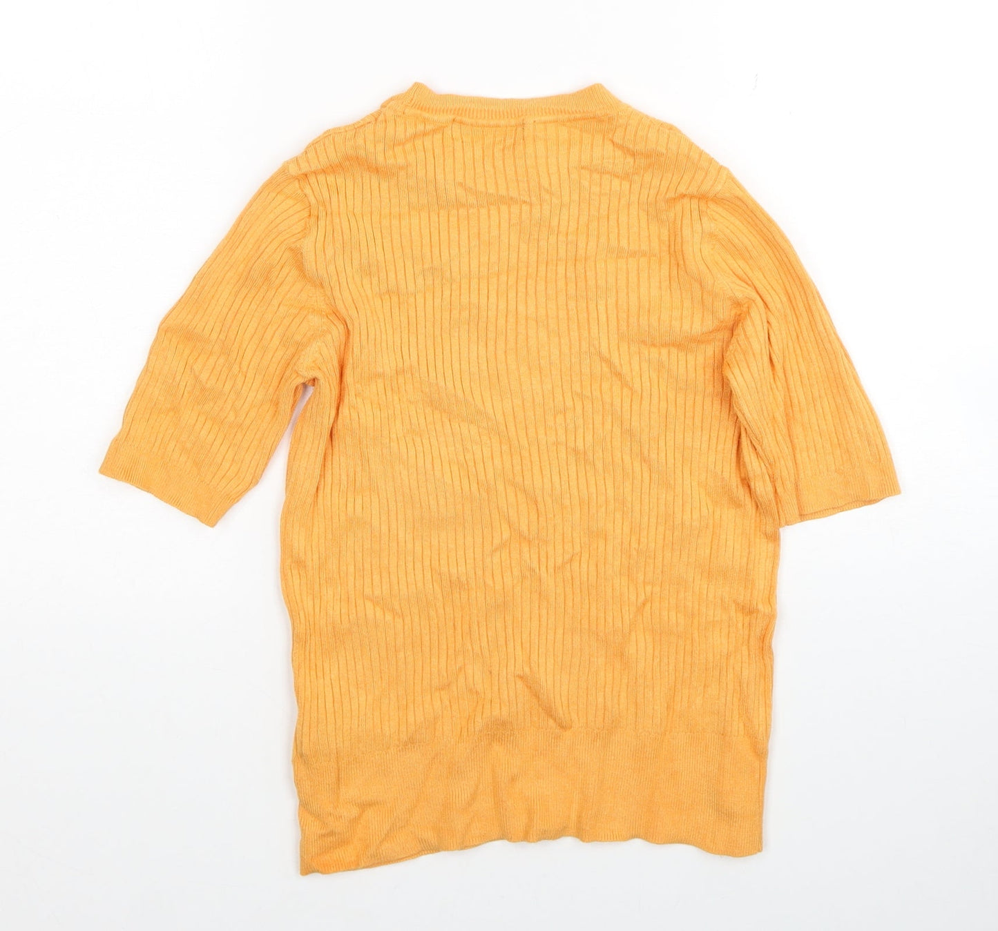 Womens UK Size 8 Marks and Spencer Orange Pullover Jumper