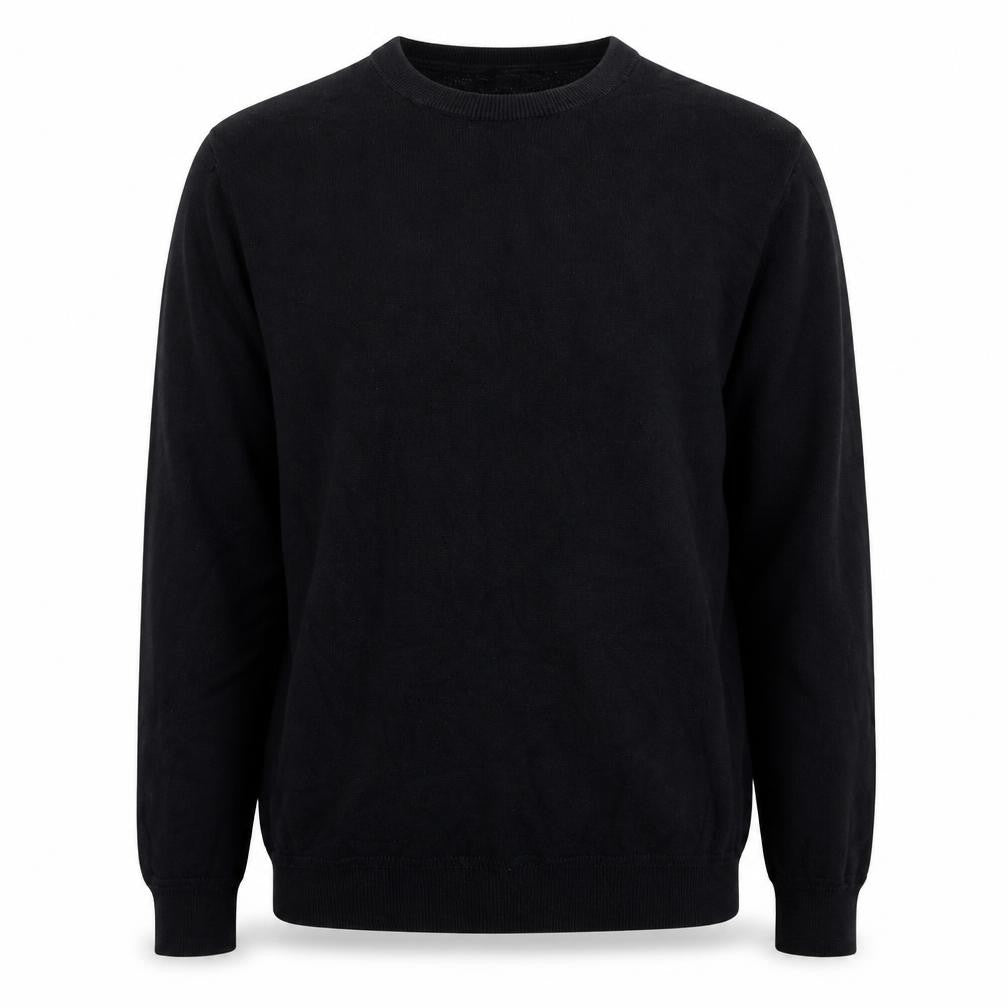 Mens UK Size M Very Black Pullover Jumper