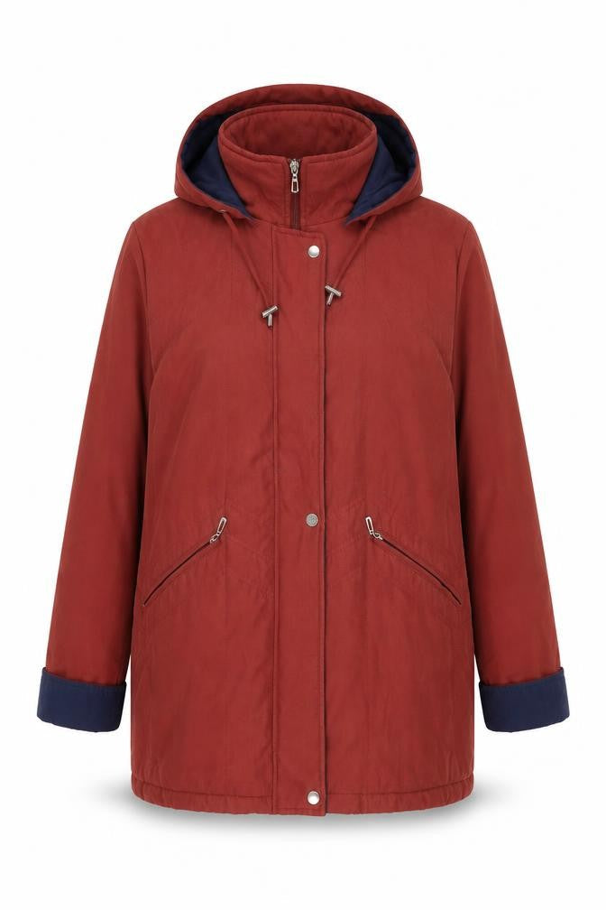 Womens UK Size 16 Wishwood Orange Overcoat