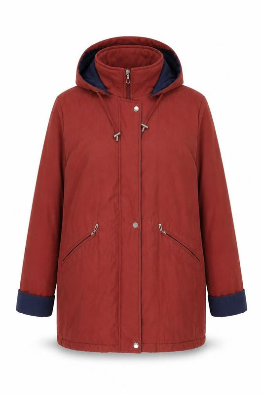Womens UK Size 16 Wishwood Orange Overcoat