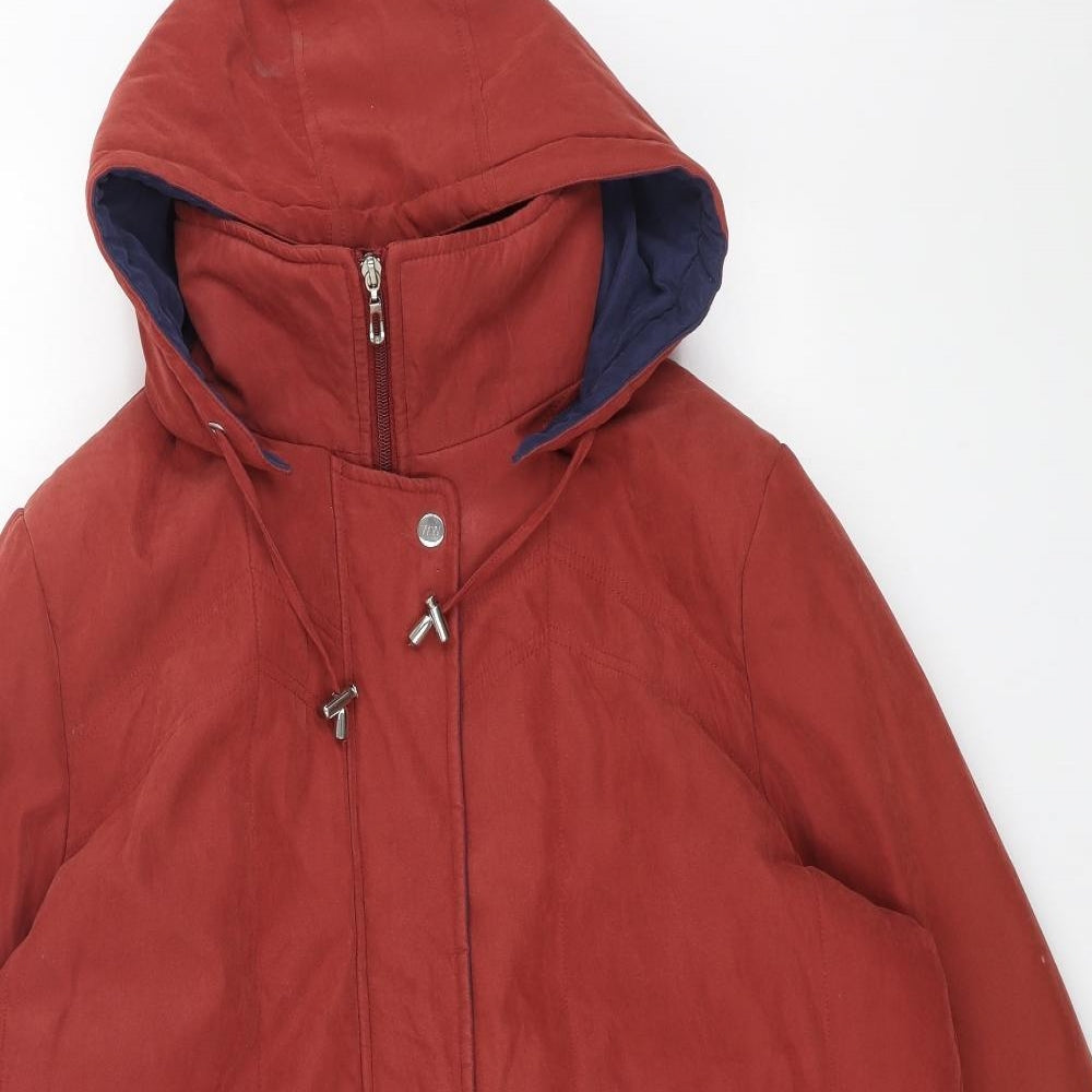 Womens UK Size 16 Wishwood Orange Overcoat