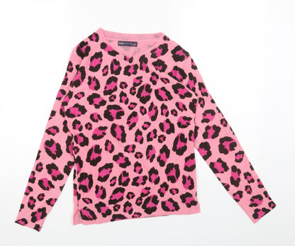 Womens UK Size 6 Marks and Spencer Pink Pullover Jumper