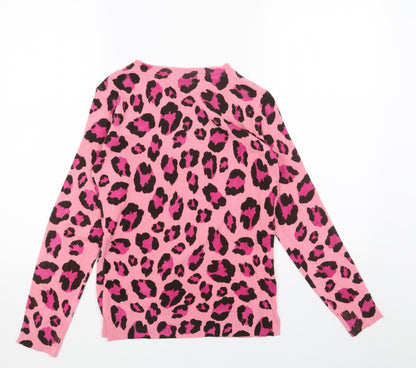 Womens UK Size 6 Marks and Spencer Pink Pullover Jumper