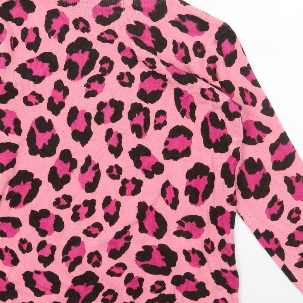Womens UK Size 6 Marks and Spencer Pink Pullover Jumper
