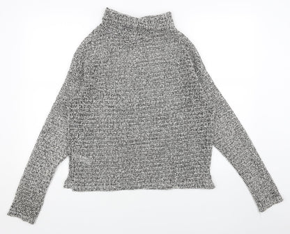 Womens UK Size 8 Topshop Grey Pullover Jumper