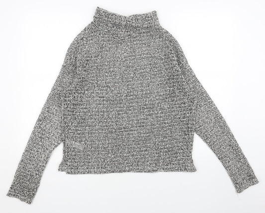Womens UK Size 8 Topshop Grey Pullover Jumper