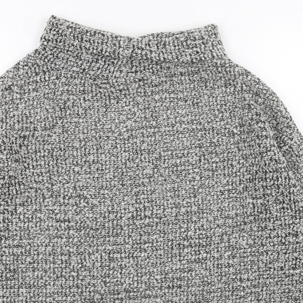 Womens UK Size 8 Topshop Grey Pullover Jumper