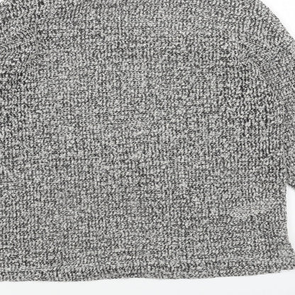 Womens UK Size 8 Topshop Grey Pullover Jumper