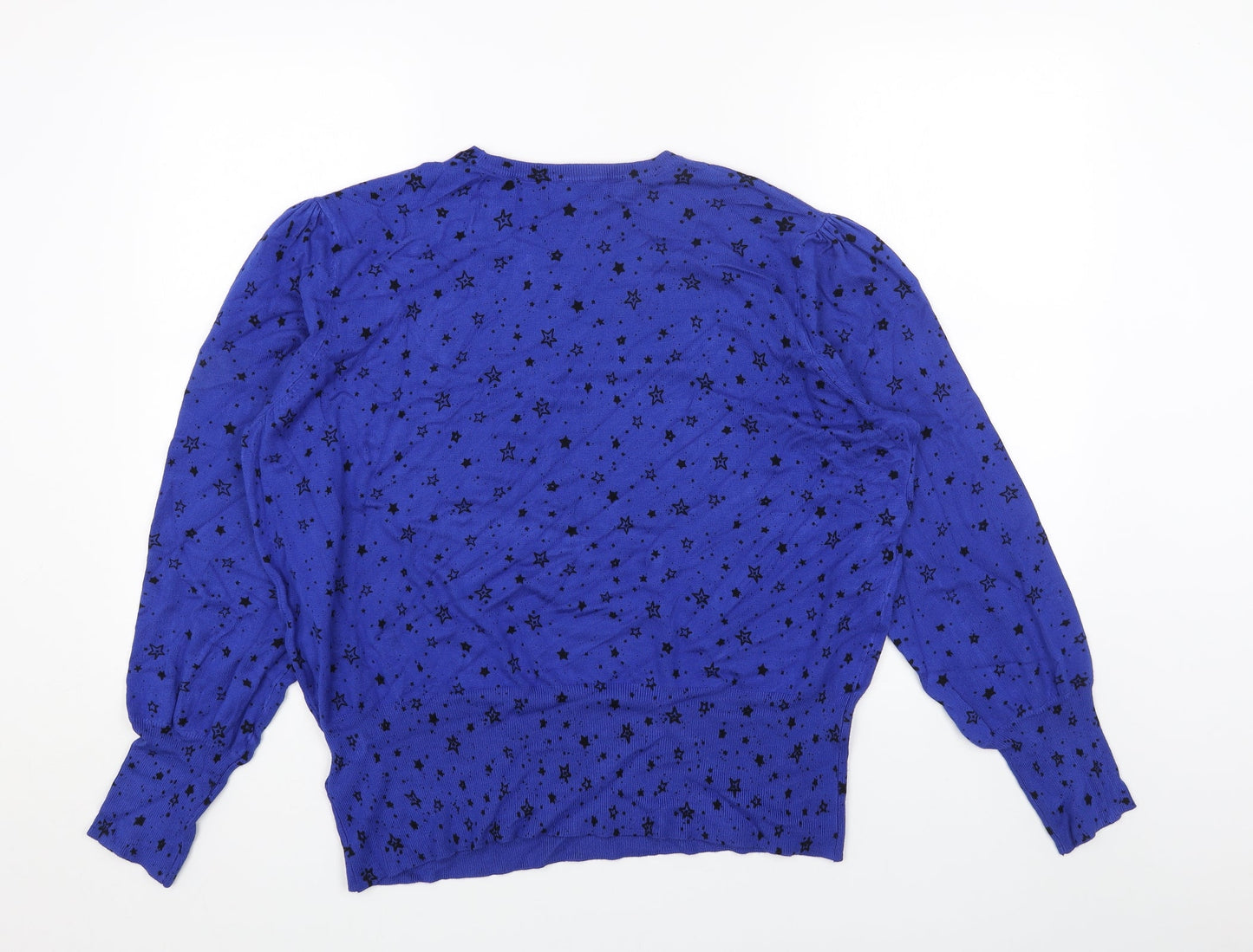 Womens UK Size XL Marks and Spencer Blue Pullover Jumper