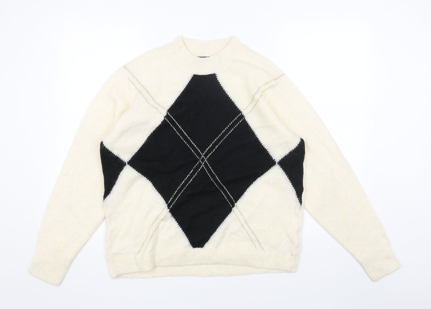 Womens UK Size M Marks and Spencer Black Pullover Jumper