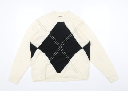 Womens UK Size M Marks and Spencer Black Pullover Jumper