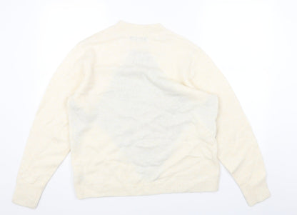 Womens UK Size M Marks and Spencer Black Pullover Jumper