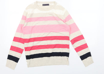 Womens UK Size 6 Marks and Spencer Beige Pullover Jumper