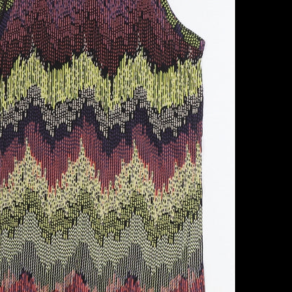 Womens UK Size 8 New Look Multicoloured Basic Tank