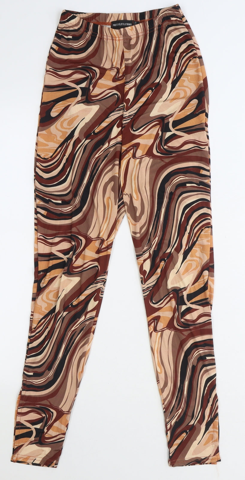 Womens UK Size 6 PRETTYLITTLETHING  Jogger Brown Leggings