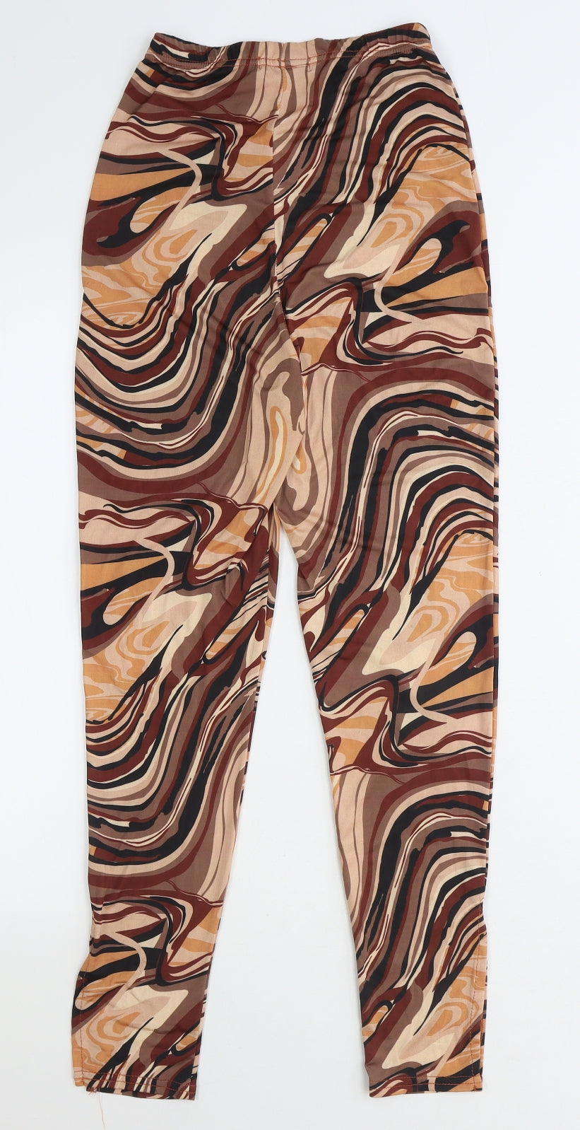 Womens UK Size 6 PRETTYLITTLETHING  Jogger Brown Leggings