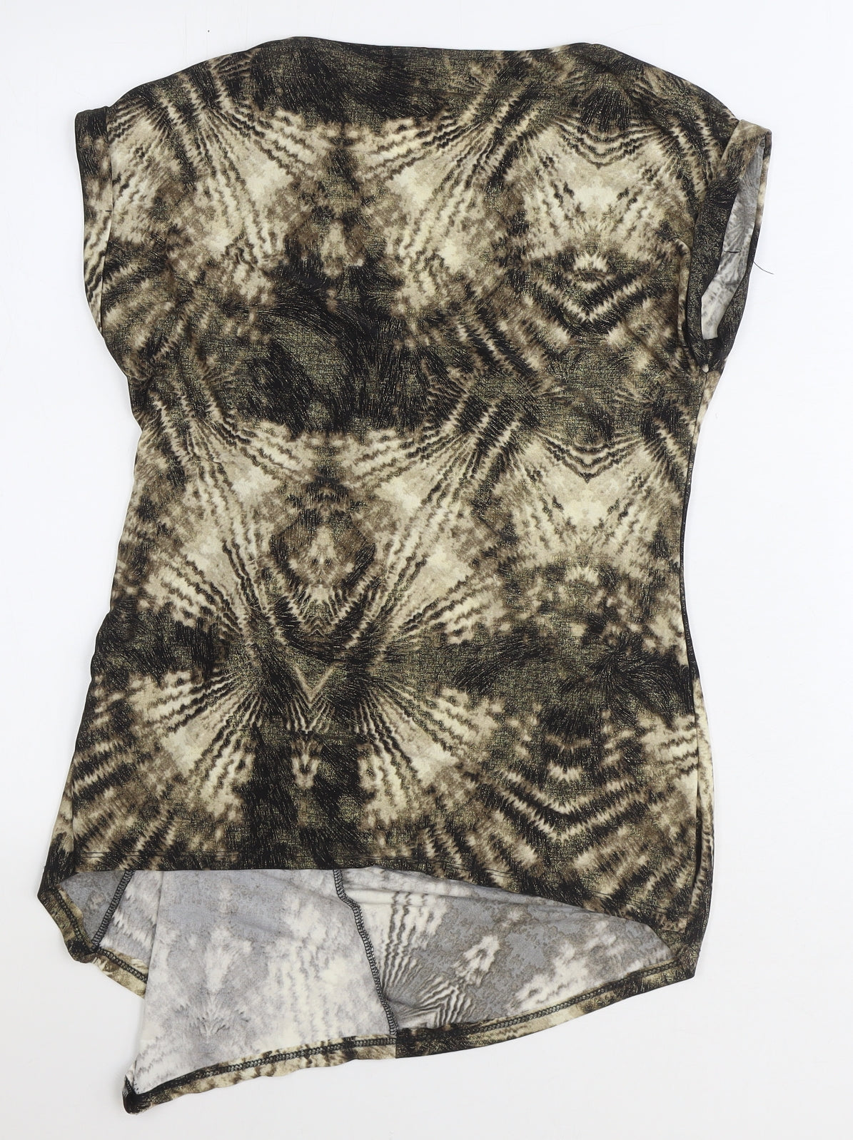 Womens UK Size S Wallis Brown Basic T-Shirt