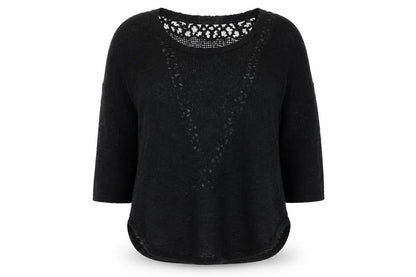Womens UK Size S Ginger G Black Pullover Jumper