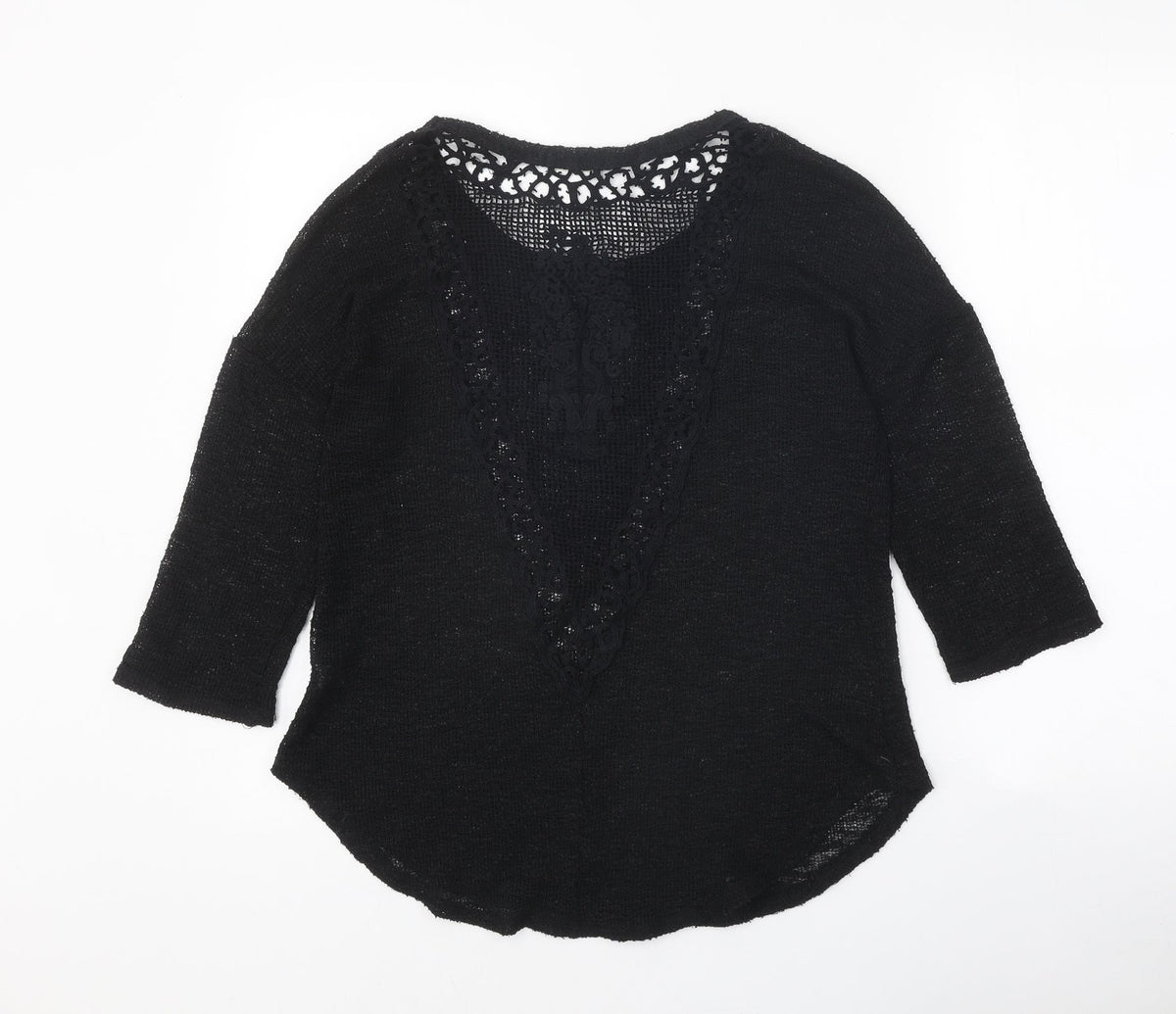 Womens UK Size S Ginger G Black Pullover Jumper