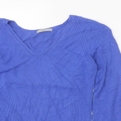 Womens UK Size 12 Marks and Spencer Blue Pullover Jumper