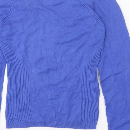Womens UK Size 12 Marks and Spencer Blue Pullover Jumper
