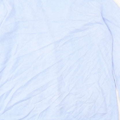 Womens UK Size 12 Preworn Blue Cardigan Jumper