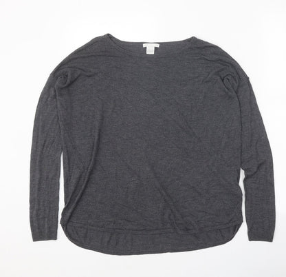 Womens UK Size S H&M Grey Pullover Jumper