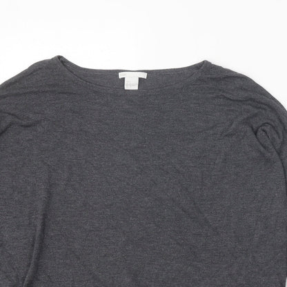 Womens UK Size S H&M Grey Pullover Jumper