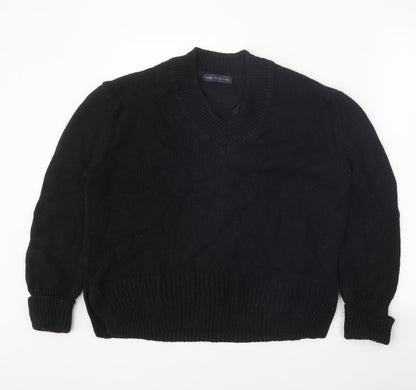 Womens UK Size M Marks and Spencer Black Pullover Jumper