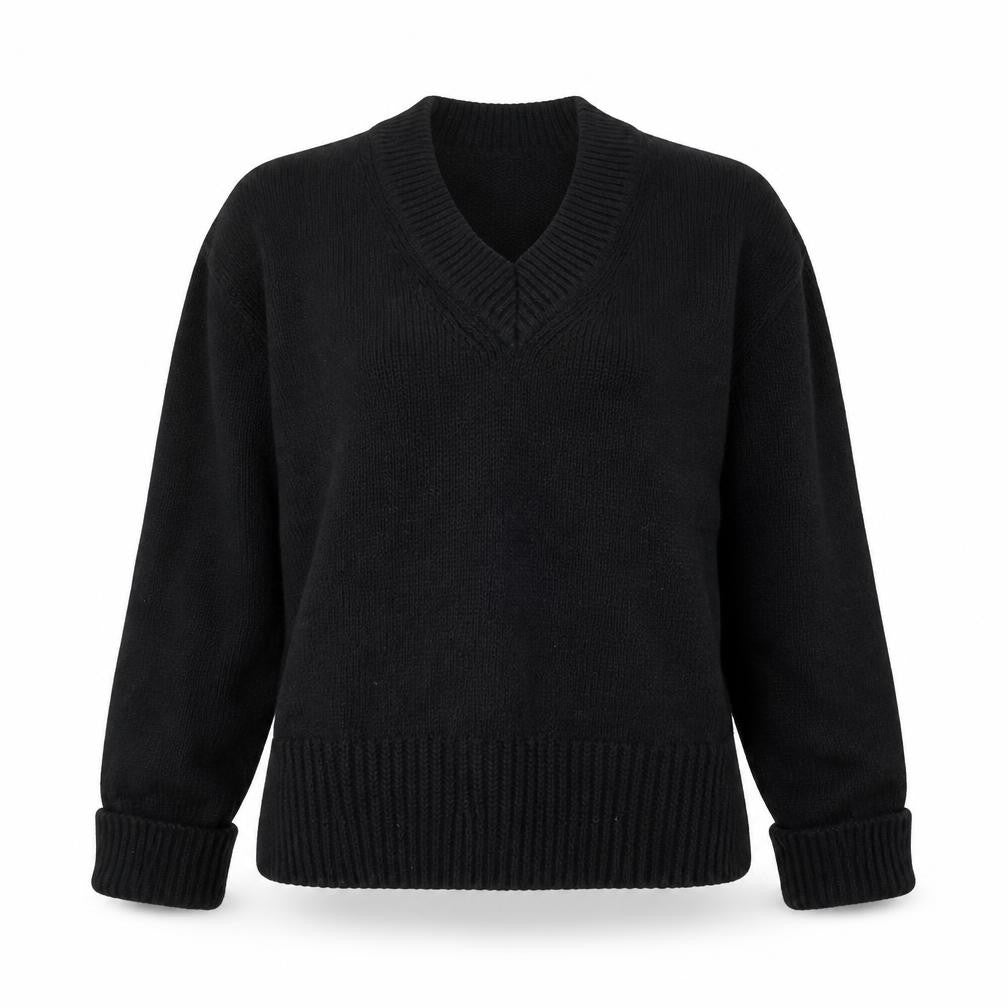 Womens UK Size M Marks and Spencer Black Pullover Jumper