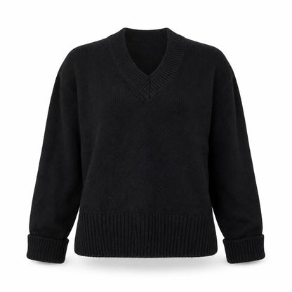 Womens UK Size M Marks and Spencer Black Pullover Jumper