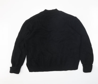 Womens UK Size M Marks and Spencer Black Pullover Jumper