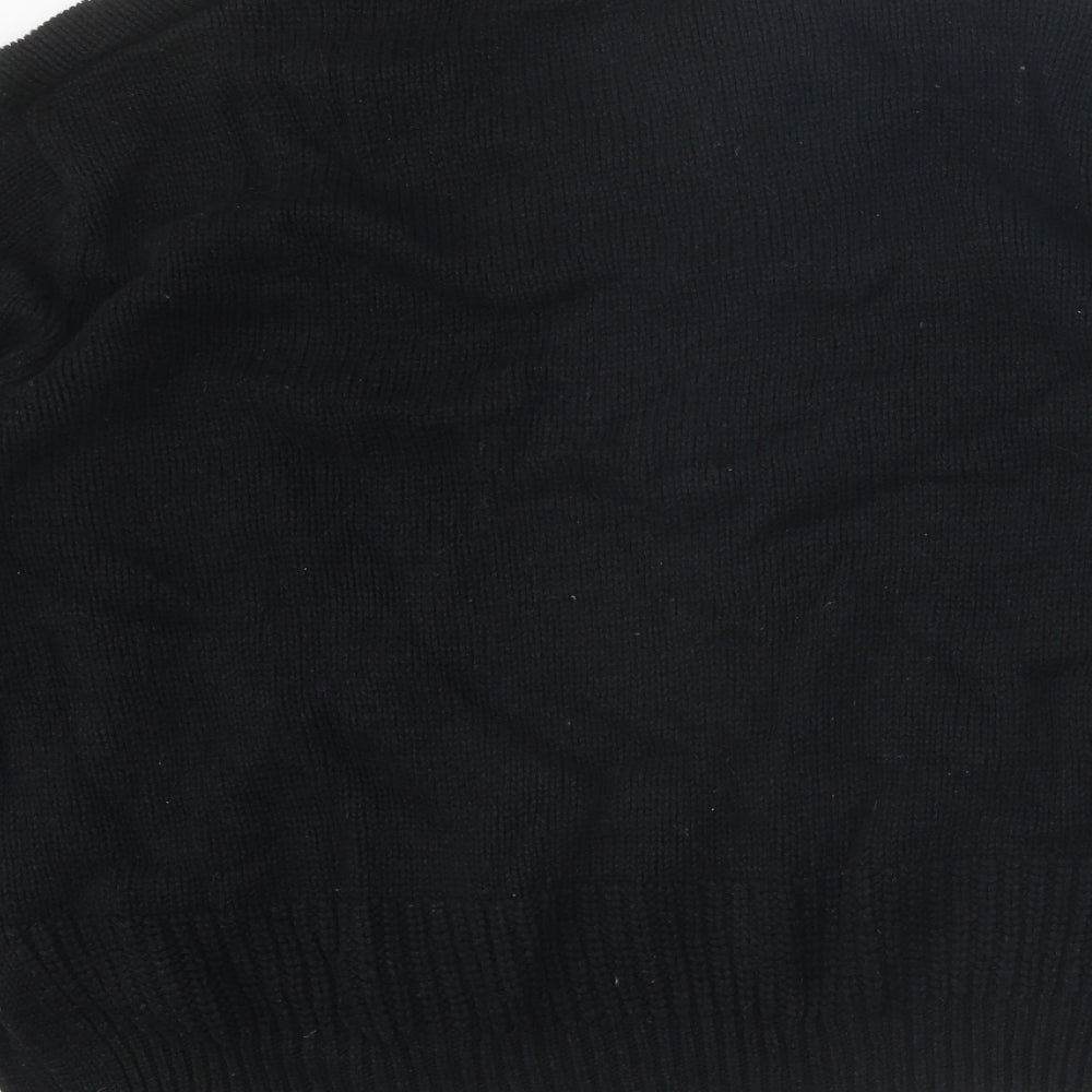 Womens UK Size M Marks and Spencer Black Pullover Jumper