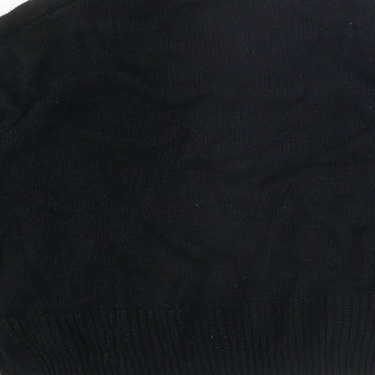 Womens UK Size M Marks and Spencer Black Pullover Jumper