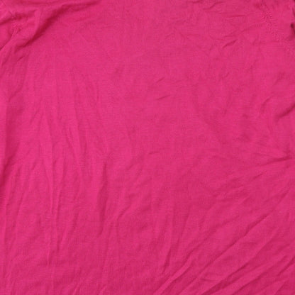 Womens UK Size 12 Agenda Pink Pullover Jumper