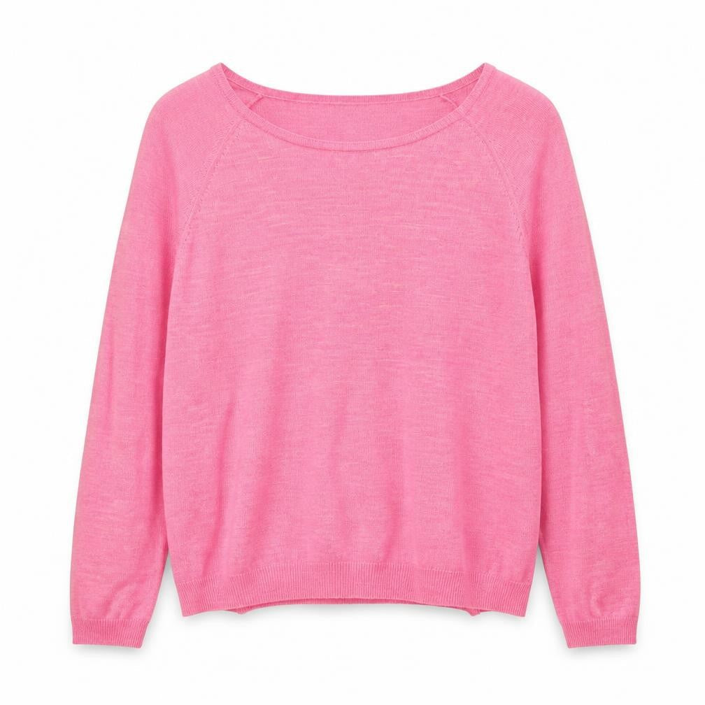 Womens UK Size 10 Topshop Pink Pullover Jumper