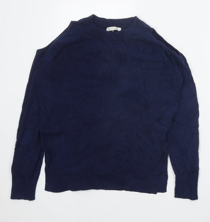 Womens UK Size S Maison de Nimes Blue Pullover Jumper