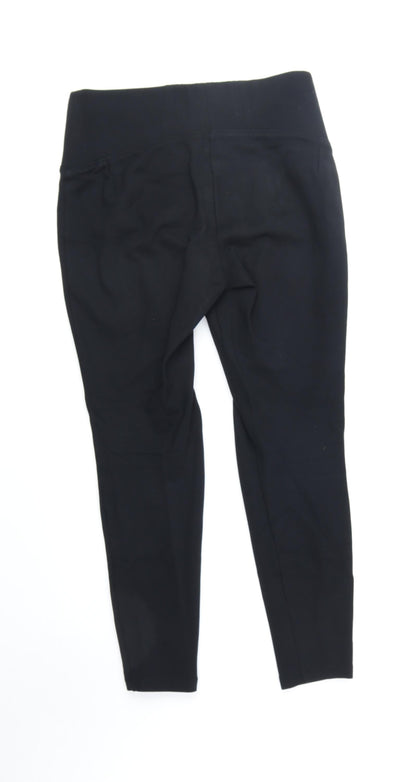 Womens UK Size 10 Marks and Spencer Regular Fit  Black Trousers