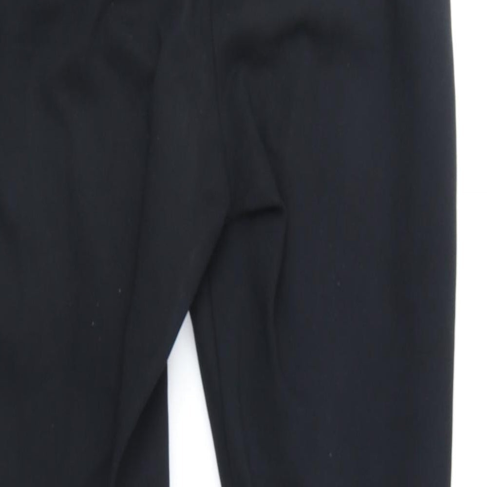 Womens UK Size 10 Marks and Spencer Regular Fit  Black Trousers