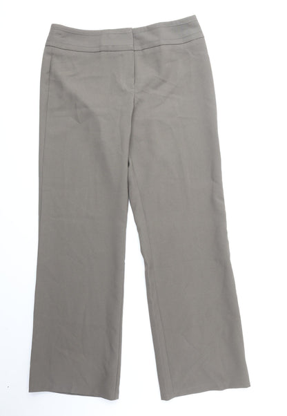 Womens UK Size 14 Marks and Spencer Regular Fit  Brown Trousers