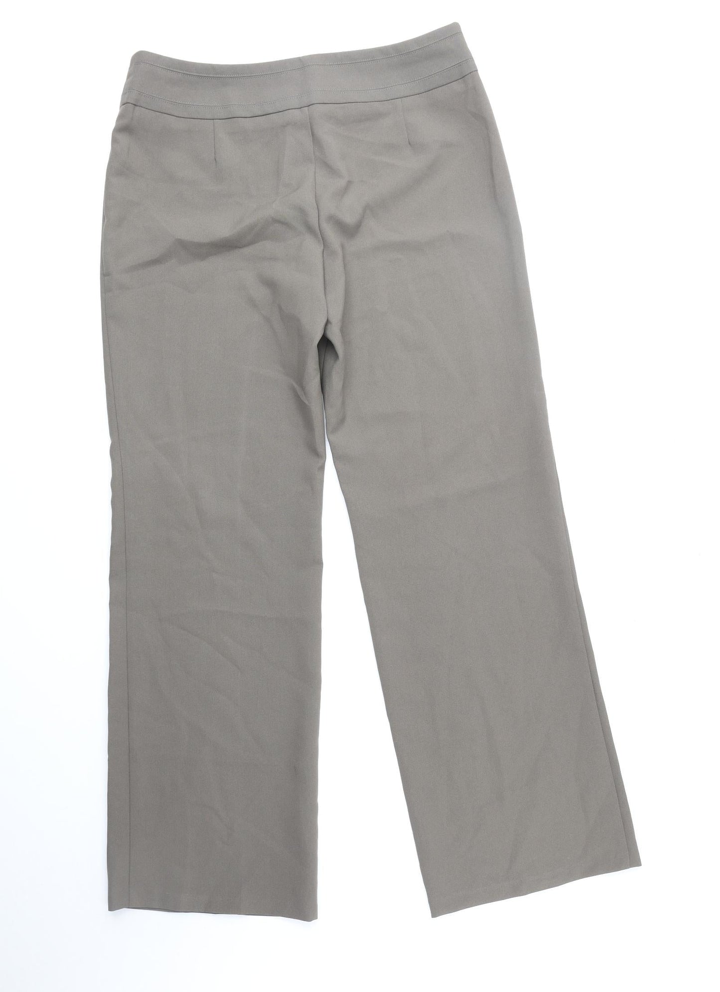Womens UK Size 14 Marks and Spencer Regular Fit  Brown Trousers