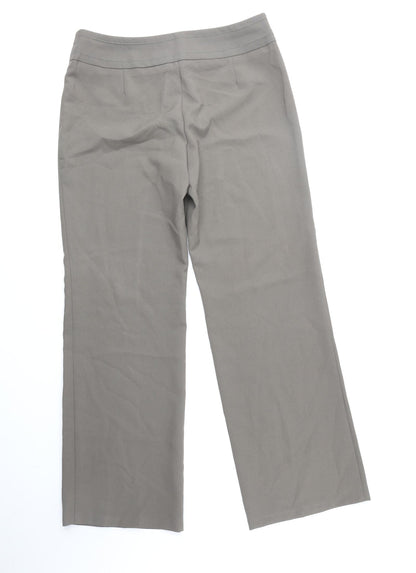 Womens UK Size 14 Marks and Spencer Regular Fit  Brown Trousers