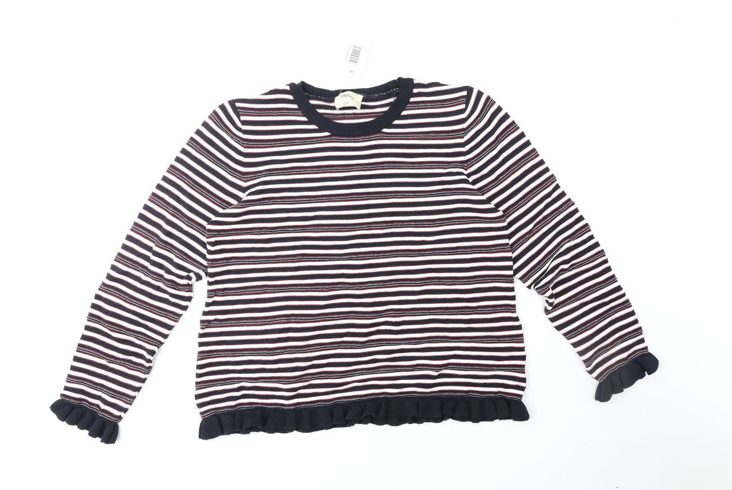 Womens UK Size 18 Papaya Blue Pullover Jumper