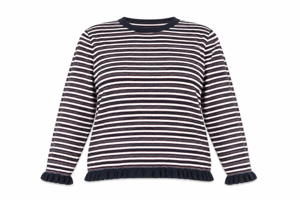 Womens UK Size 18 Papaya Blue Pullover Jumper