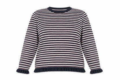 Womens UK Size 18 Papaya Blue Pullover Jumper
